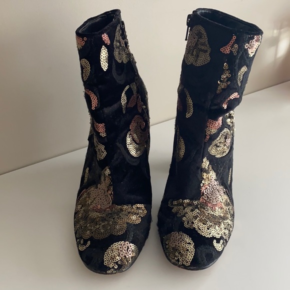 Aldo sequin booties sz 8.5 - Picture 1 of 7